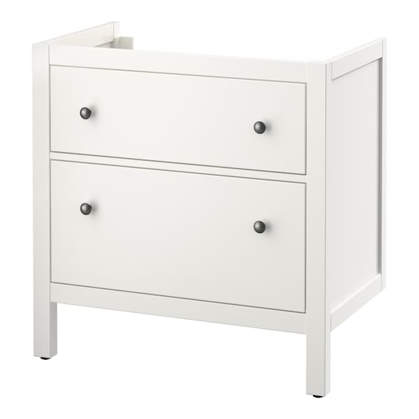 HEMNES - Wash-stand with 2 drawers, white, 80x47x83 cm - best price from Maltashopper.com 20217664