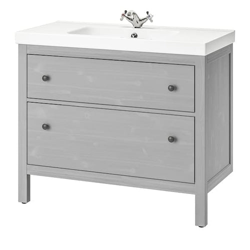 HEMNES / ODENSVIK - Washbasin cabinet with 2 drawers , 103x49x89 cm