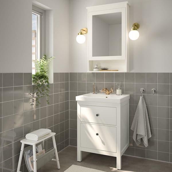 HEMNES / ODENSVIK - Bathroom furniture set, 4 pieces
