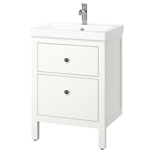 Ikea HEMNES / ORRSJÖN - Washbasin/drawer/misc cabinet, white,62x49x89 cm