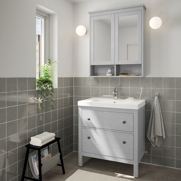 Ikea HEMNES / ORRSJÖN - Washbasin/drawer/misc cabinet, grey,82x49x89 cm