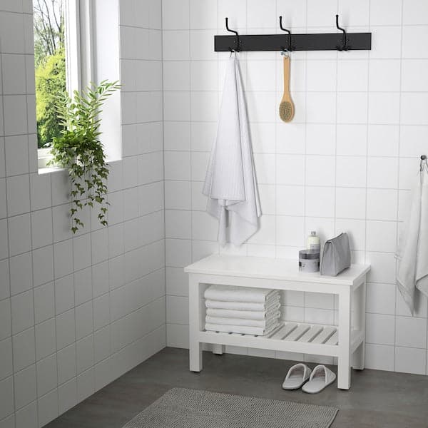 HEMNES - Bench, white, 83 cm - best price from Maltashopper.com 50223625