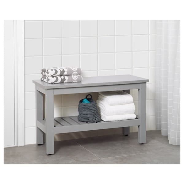 HEMNES - Bench, grey , 83 cm - best price from Maltashopper.com 70349011