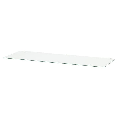 HEMNES - Glass top, transparent, 108x50 cm
