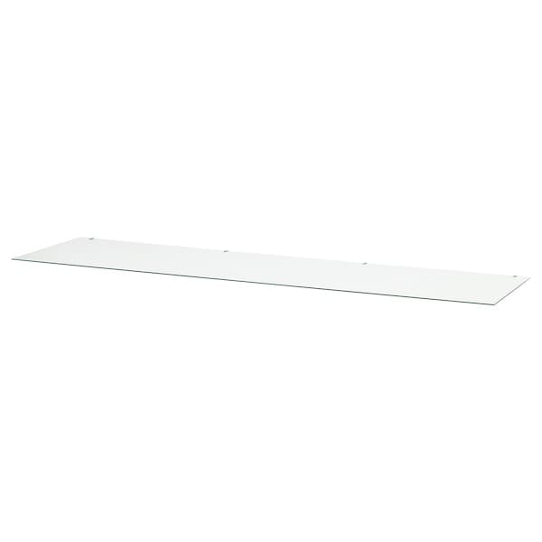 HEMNES - Glass top, transparent, 159x50 cm