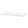 HEMNES glass top, transparent, 54x38 cm
