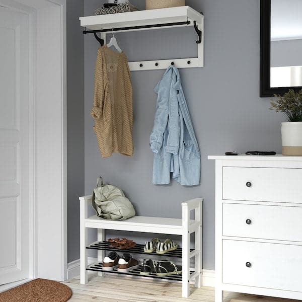 Ikea HEMNES - Hat rack, white, 85 cm