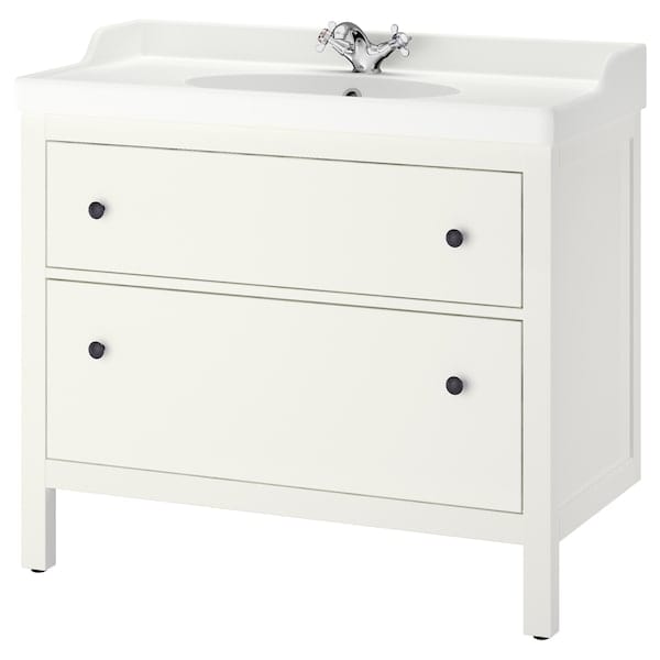 Ikea HEMNES / RUTSJÖN - Washbasin/drawer unit/misc, white,102x49x95 cm
