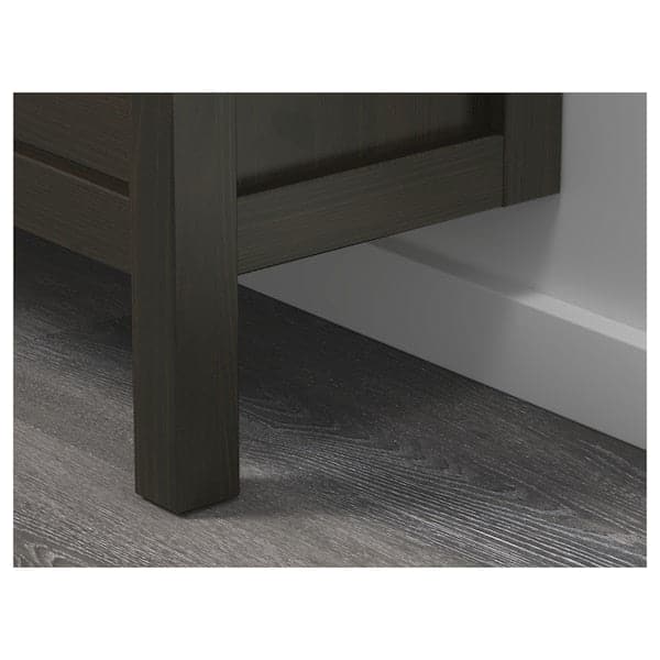 Ikea HEMNES 2 compartment shoe rack - brown-black 89x127 cm , 89x30x127 cm