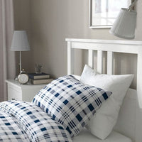 HEMNES - Bed frame with mattress, white stain/Åkrehamn rigid, , 90x200 cm - Premium  from Ikea - Just €660.99! Shop now at Maltashopper.com
