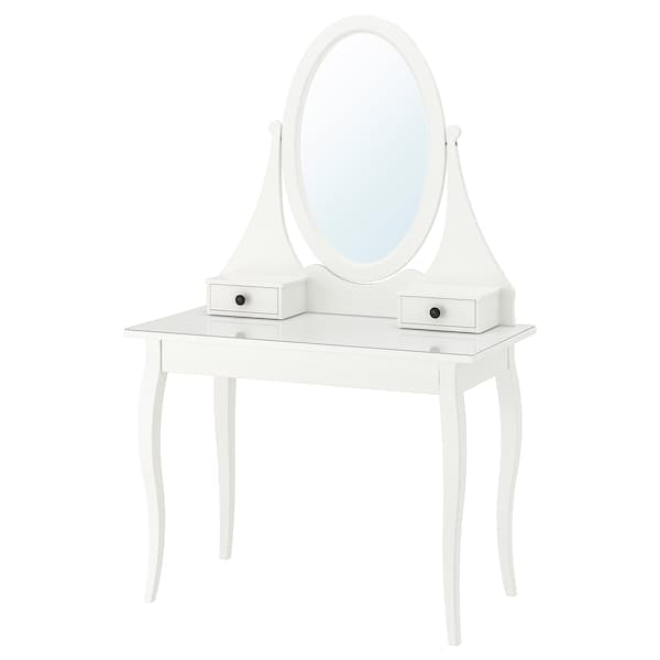 Ikea HEMNES - Dressing table with mirror, white, 100x50 cm