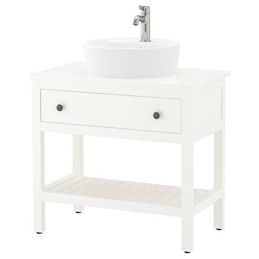 Ikea HEMNES / TÖRNVIKEN - Mobile lavor/casset/lavab/miscel, white,82x48x90 cm