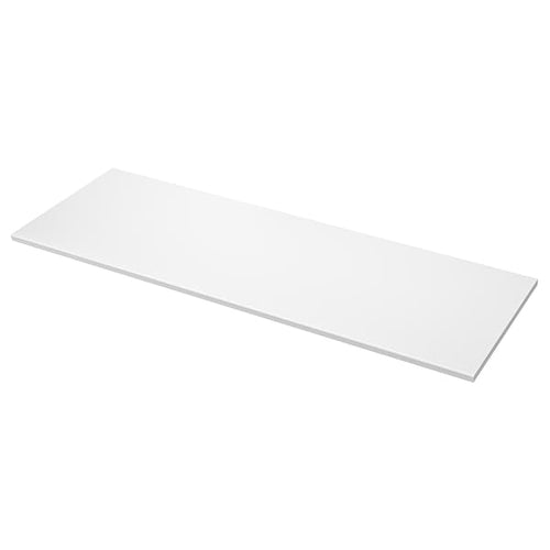 HEMTRÄSK - Table top, white / laminate,206x63.5 cm , 206x63.5 cm