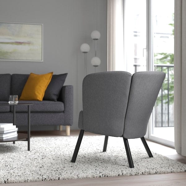 Ikea HERRÅKRA - Armchair, Vissle grey