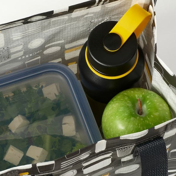 Ikea HETLEVRAD - Insulated flask, stainless steel/black, 0.5 l