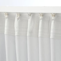 HILJA Curtains, 1 pair - white 145x300 cm , 145x300 cm - best price from Maltashopper.com 40430814
