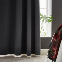 HILLEBORG Blackout curtains, 1 pair - gray 145x300 cm , 145x300 cm - best price from Maltashopper.com 30425035