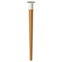 HILVER - Leg cone-shaped, bamboo, 70 cm - best price from Maltashopper.com 80278273