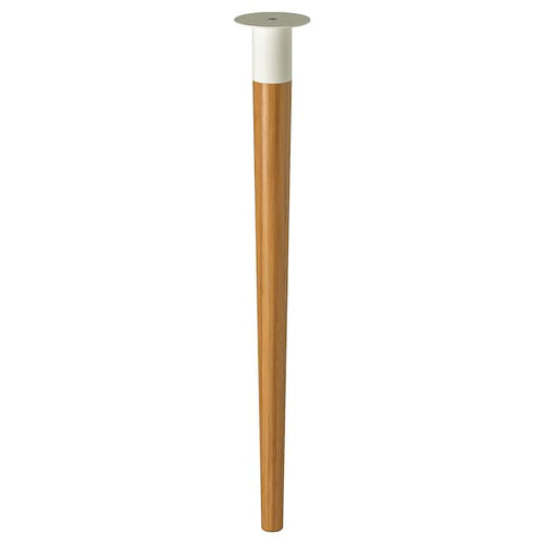 HILVER - Leg cone-shaped, bamboo, 70 cm