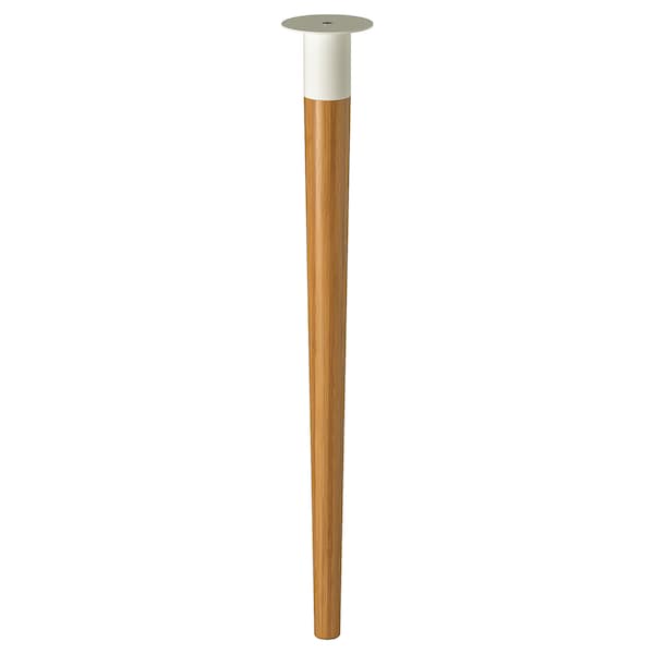 HILVER - Leg cone-shaped, bamboo, 70 cm