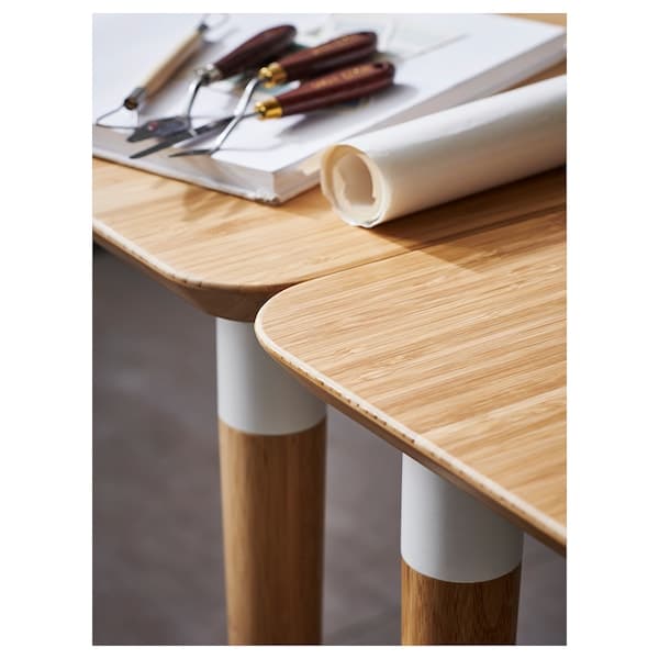 Ikea HILVER - Leg cone-shaped, bamboo, 70 cm
