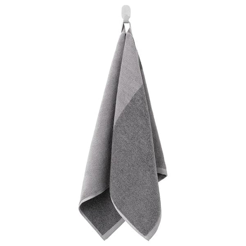 HIMLEÅN - Hand towel, dark grey/mélange, 50x100 cm