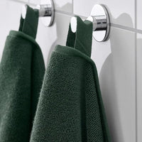 HIMLEÅN - Bath towel, dark green/mélange, 70x140 cm - best price from Maltashopper.com 60510485