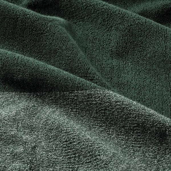 HIMLEÅN - Bath towel, dark green/mélange, 70x140 cm - best price from Maltashopper.com 60510485