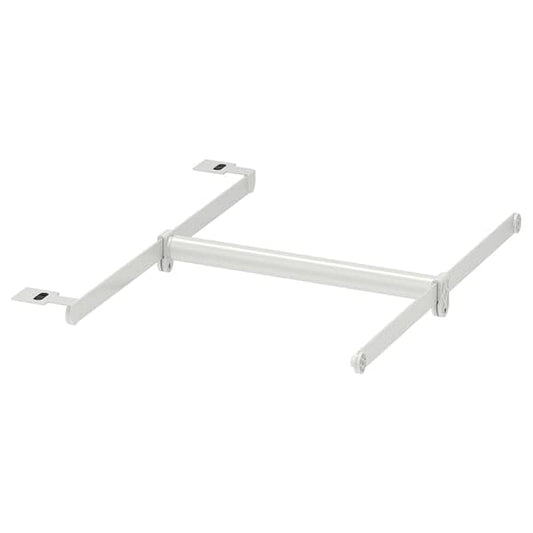 HJÄLPA - Clth rail+2 susp rail+1pck fitting, adjustable/white, 30-47x55 cm - best price from Maltashopper.com 69428820