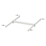HJÄLPA clth rail+2 susp rail+2 pck fitting, adjustable/white, 30-47x55 cm