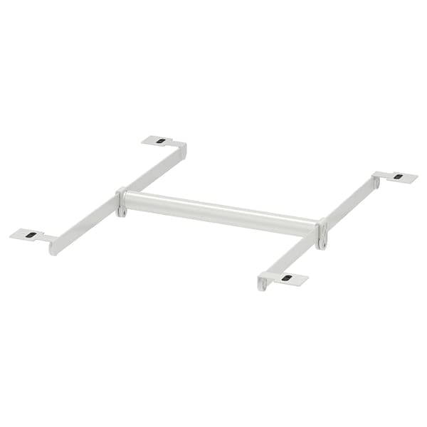 HJÄLPA - Clth rail+2 susp rail+2 pck fitting, adjustable/white, 30-47x55 cm - best price from Maltashopper.com 99428319