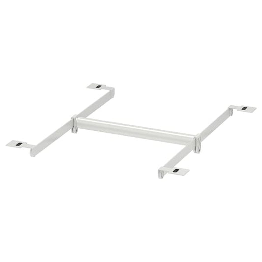 HJÄLPA - Clth rail+2 susp rail+2 pck fitting, adjustable/white, 30-47x55 cm - best price from Maltashopper.com 99428319