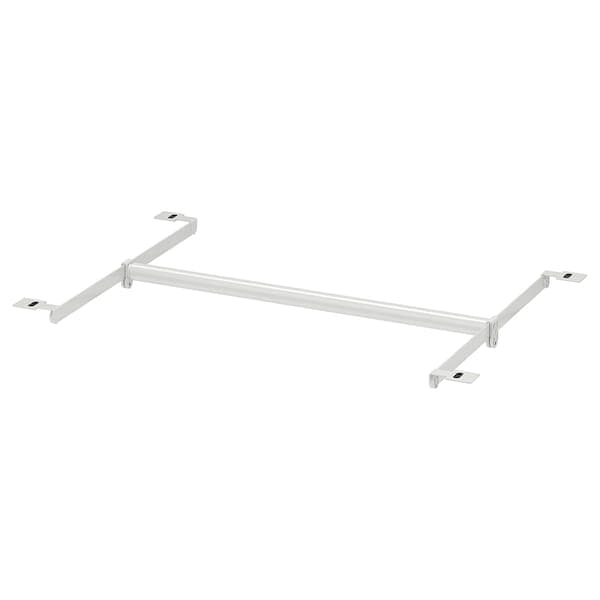 HJÄLPA - Clth rail+2 susp rail+2 pck fitting, adjustable/white, 60-100x55 cm - best price from Maltashopper.com 19428318