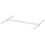 HJÄLPA clothes rail + 2 suspension rails, adjustable/white, 60-100x55 cm