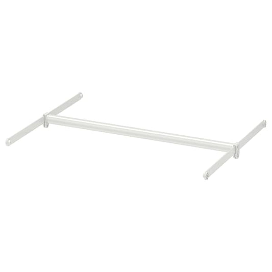 Ikea HJÄLPA - Clothes rail + 2 suspension rails, adjustable/white, 60-100x55 cm