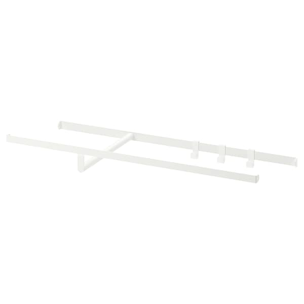 HJÄLPA - Clothes rail, white, 80x40 cm - best price from Maltashopper.com 20450214