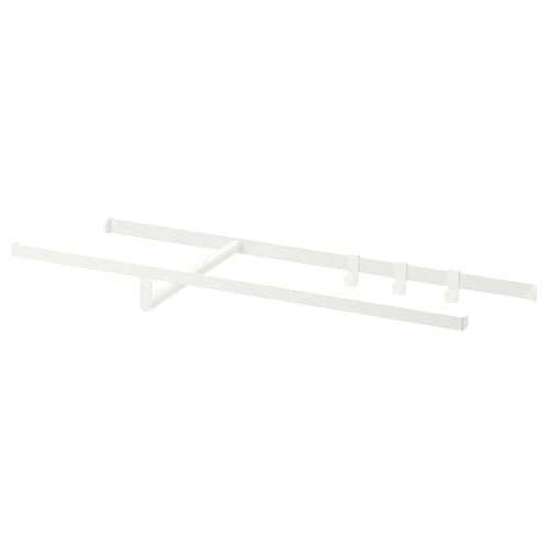 HJÄLPA - Clothes rail, white, 80x40 cm