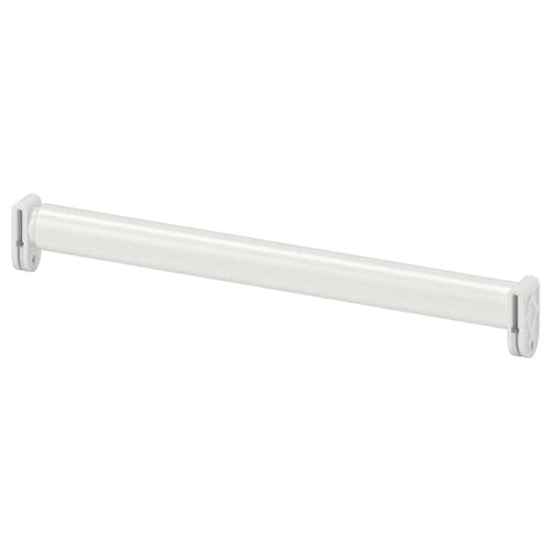 HJÄLPA - HJÄLPA Adjustable clothes rail, white, 30-47 cm
