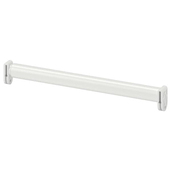 HJÄLPA - Adjustable clothes rail, white, 30-47 cm