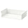HJÄLPA - HJÄLPA Drawer without front, white, 60x40 cm