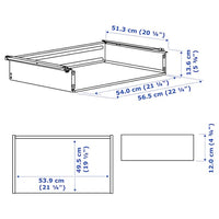 HJÄLPA - Drawer without front, white, 60x55 cm - best price from Maltashopper.com 60330979