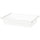 HJÄLPA - HJÄLPA Wire basket with pull-out rail, white, 80x55 cm