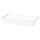 HJÄLPA - HJÄLPA Wire basket with pull-out rail, white, 80x40 cm