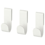 HJÄLPA hook, white, 3 pack