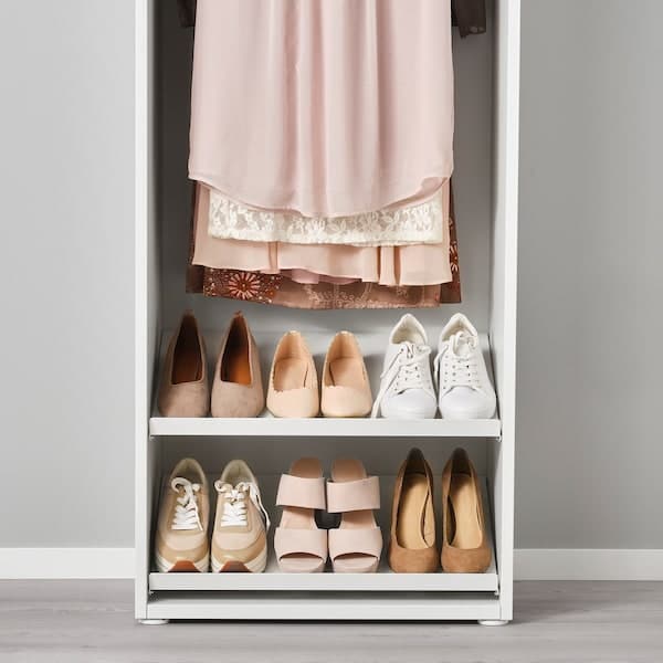 Ikea HJÄLPA - Shoe shelf, white, 60x40 cm