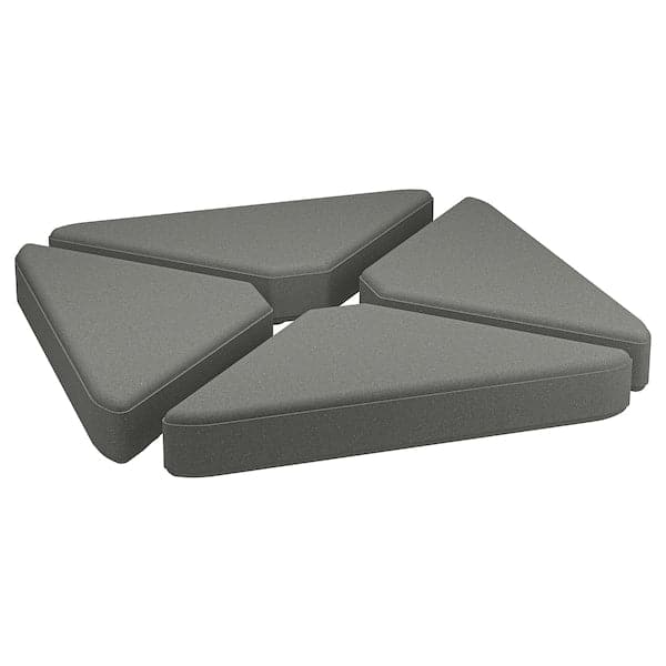 HJÄLTÖN - Parasol base, grey - best price from Maltashopper.com 99440948
