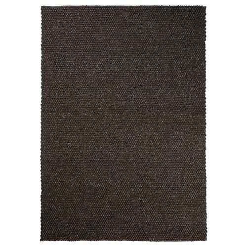 HJORTHEDE - Rug, handmade/grey, 170x240 cm