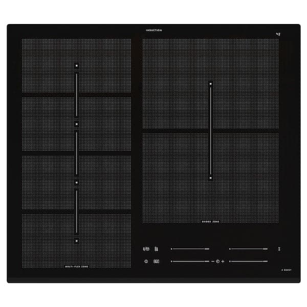 HÖGKLASSIG - Induction hob, IKEA 700 black, 59 cm - best price from Maltashopper.com 40467826
