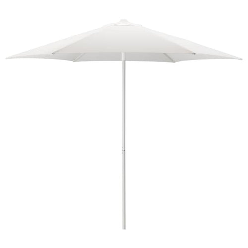 HÖGÖN - Parasol, white, 270 cm