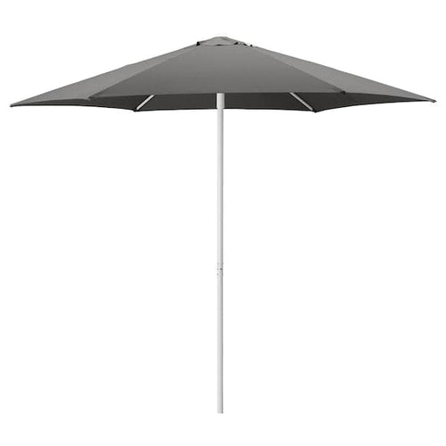 HÖGÖN - Parasol, grey, 270 cm